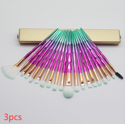 Set de Brochas de Maquillaje Diamond Multicolor Premium - Image 17