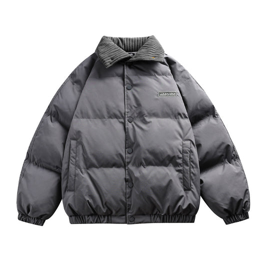 Abrigo Acolchado de Algodón con Solapa Americana para Hombre - Estilo Premium - Image 6