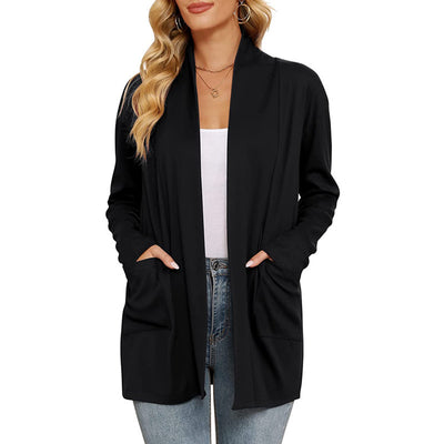 Cardigan Suelto Casual para Mujer con Bolsillos - Image 9