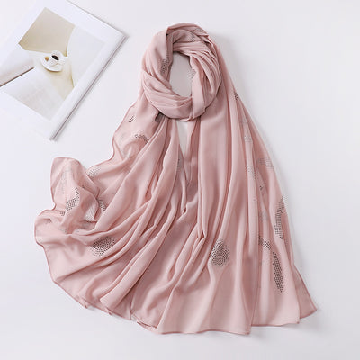 Pañuelo Elegante con Strass Cerrado para Mujer - Accesorio de Moda Versátil - Image 23