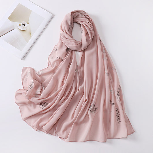 Pañuelo Elegante con Strass Cerrado para Mujer - Accesorio de Moda Versátil - Image 23