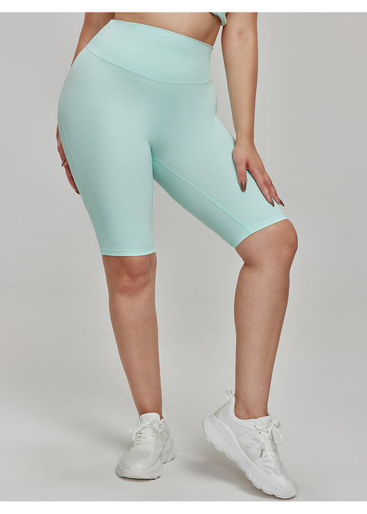 Shorts Deportivos Talla Grande Cintura Alta en Nylon - Image 17
