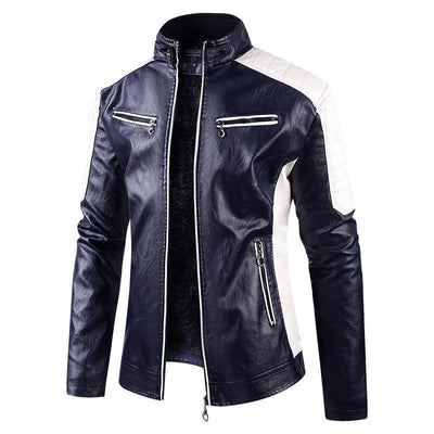 Abrigo de Cuero para Hombre con Forro Polar - Estilo Europeo Otoño Invierno - Image 9