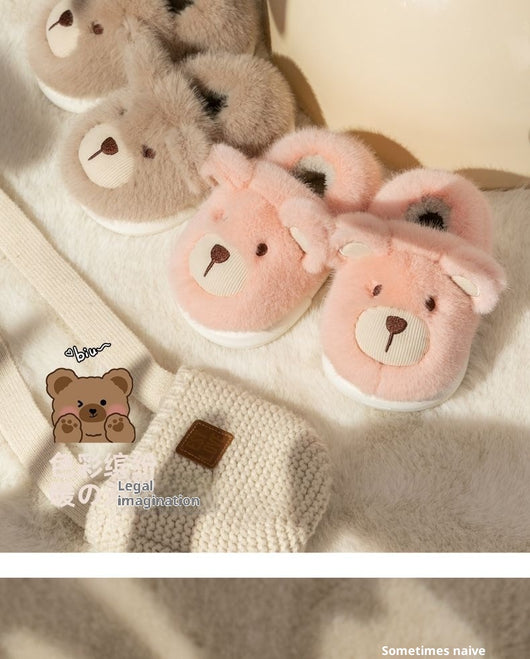 Pantuflas de Algodón Cálidas con Talón Reforzado para Niños y Niñas - Image 25