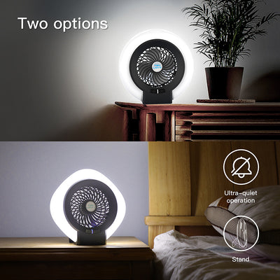 Lámpara LED Recargable 2 en 1 para Camping con Ventilador Portátil - Image 2