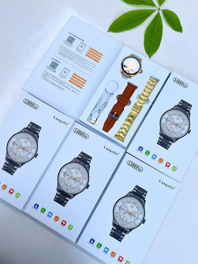 Reloj Deportivo Bluetooth con Doble Correa de Acero Inoxidable Pulido - Image 8