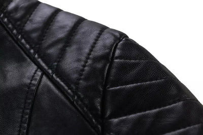 Chaqueta de Cuero PU para Motociclista - Estilo Europeo - Image 15