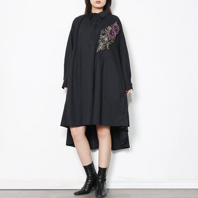 Vestido Irregular con Bordado de Lentejuelas e Impresión - Image 12