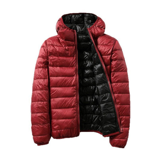 Chaqueta Acolchada Ligera con Capucha - Plumón de Pato Blanco Premium - Image 5