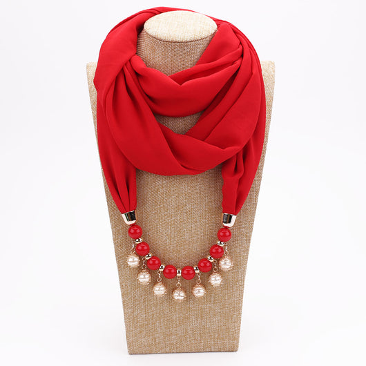Pañuelo Collar Chal Perla con Protección Solar para Mujer - Image 6