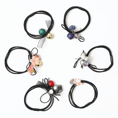 Set de 6 Cintas para Cabello Azul Océano con Cristales para Adultos - Image 4