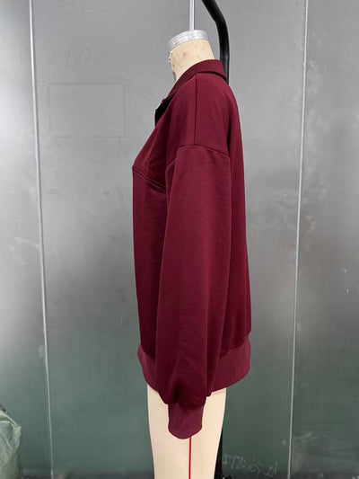 Sudadera Hoodie Holgada para Mujer en Fleece - Image 14
