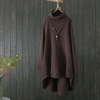 Suéter Cuello Alto Mujer Invierno - Corte Suelto Moderno - Image 9