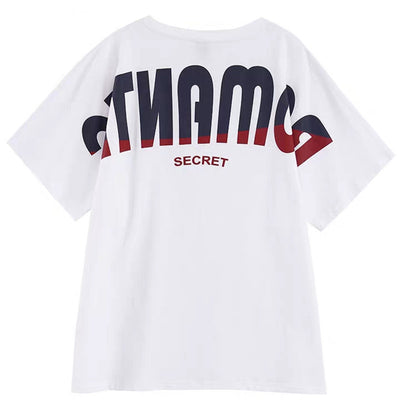 Camiseta Estampado Alfabeto Diseño Moderno - Image 4
