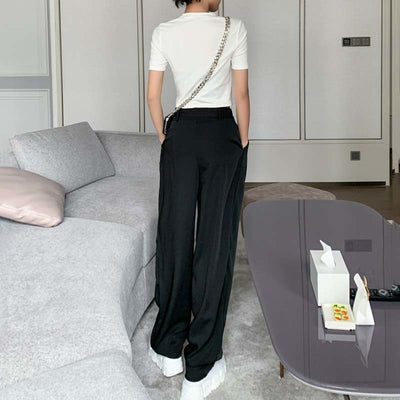 Pantalón Recto Negro de Trabajo Profesional - Image 13