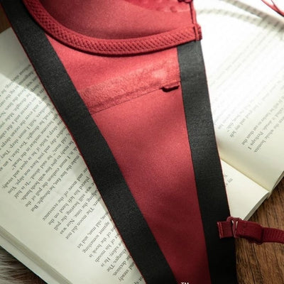 Sostén Estilo Francés Rojo para Mujer Talla Grande - Image 13