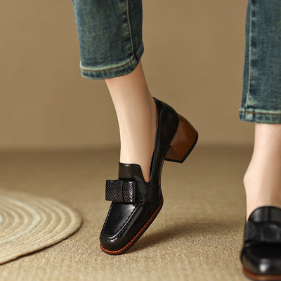 Zapatos Ejecutivos de Cuero Suave con Tacón Robusto - Image 29