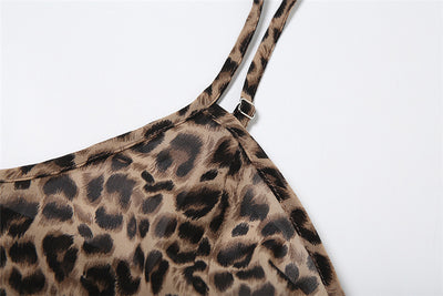 Blusa sin Mangas Leopardo con Flecos Audaz - Image 19