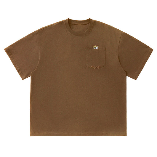 Camiseta de Algodón Puro con Diseño Bordado para Hombre - Image 9