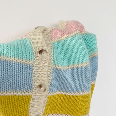 Suéter Tejido a Rayas de Colores para Otoño e Invierno - Image 10
