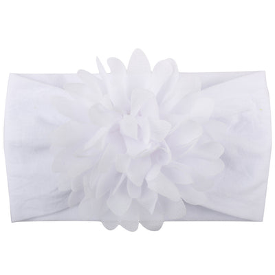 Diadema Floral de Gasa para Bebé - Accesorio Princesa Elegante - Image 2