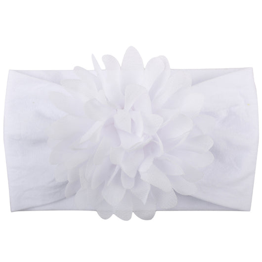 Diadema Floral de Gasa para Bebé - Accesorio Princesa Elegante - Image 2