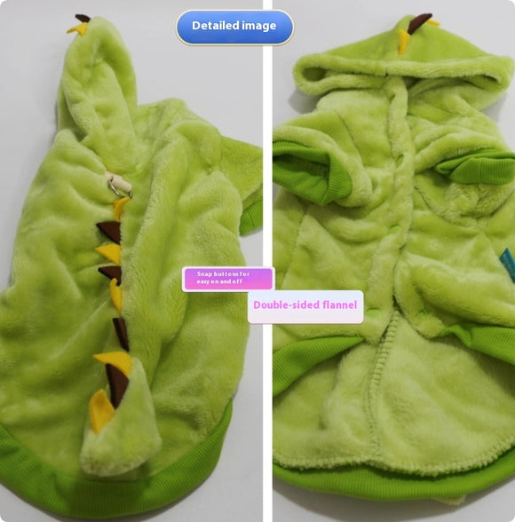 Sudadera Térmica Reversible con Capucha - Disfraz Dinosaurio Infantil