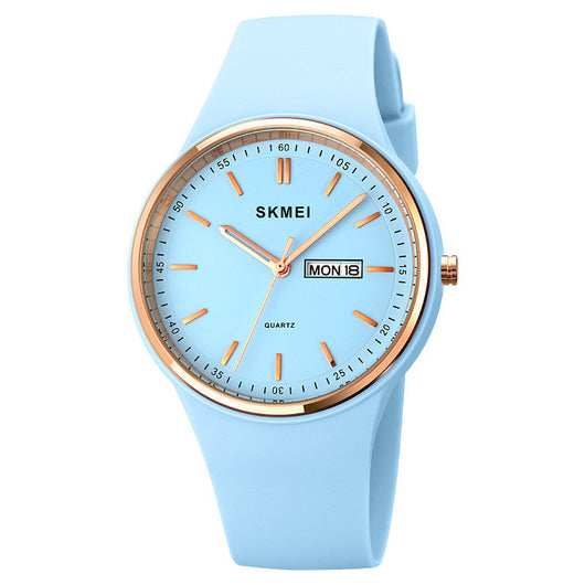 Reloj de Cuarzo para Estudiantes con Calendario y Correa de Silicona - Image 5