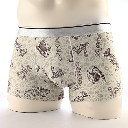 Boxers Hombre Estampado Floral Seda de Hielo Cintura Media Transpirables - Image 6