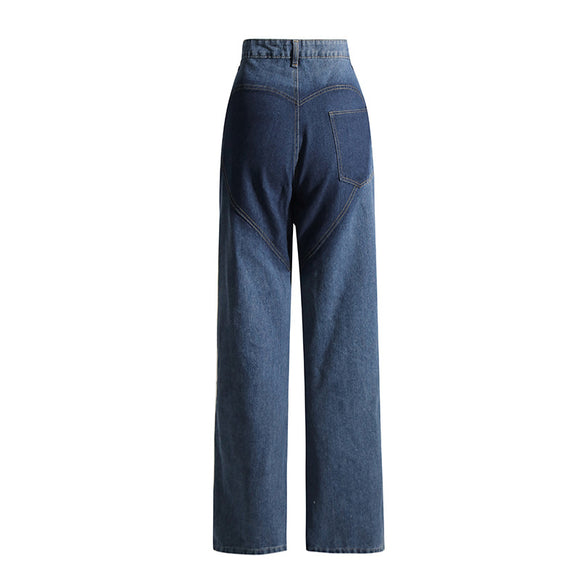 Jeans Cintura Alta Rectos Holgados Reductores