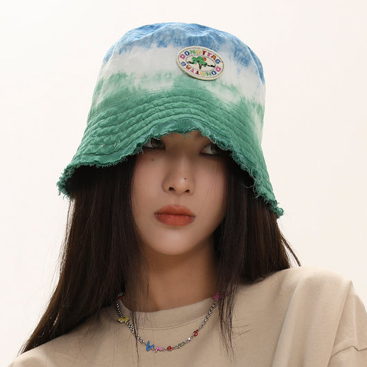 Gorro Bucket Tie-Dye Degradado con Contraste Artesanal - Image 10