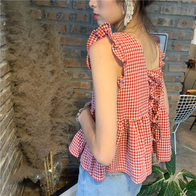 Chaleco Cuadrillé Diseño Exclusivo para Mujer - Estilo Minimalista - Image 2