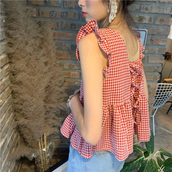 Chaleco Cuadrillé Diseño Exclusivo para Mujer - Estilo Minimalista