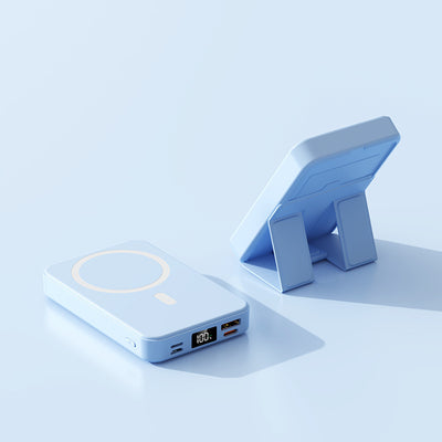 Banco de Energía Magnético Inalámbrico con Soporte - Image 9