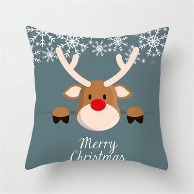 Funda de Cojín Navideño con Personajes de Caricatura - Diseño Europeo y Americano - Image 7