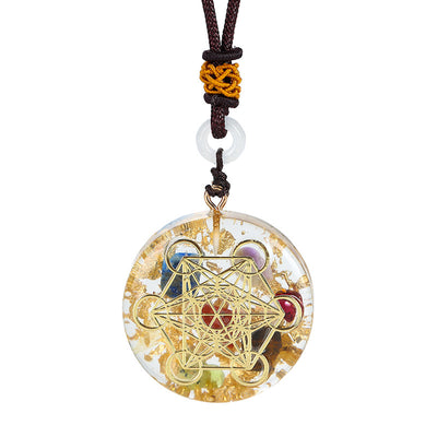 Collar Colgante de Cristal Sintético y Grava Natural Ogan - Image 10