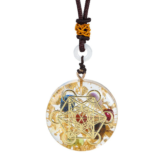 Collar Colgante de Cristal Sintético y Grava Natural Ogan - Image 10