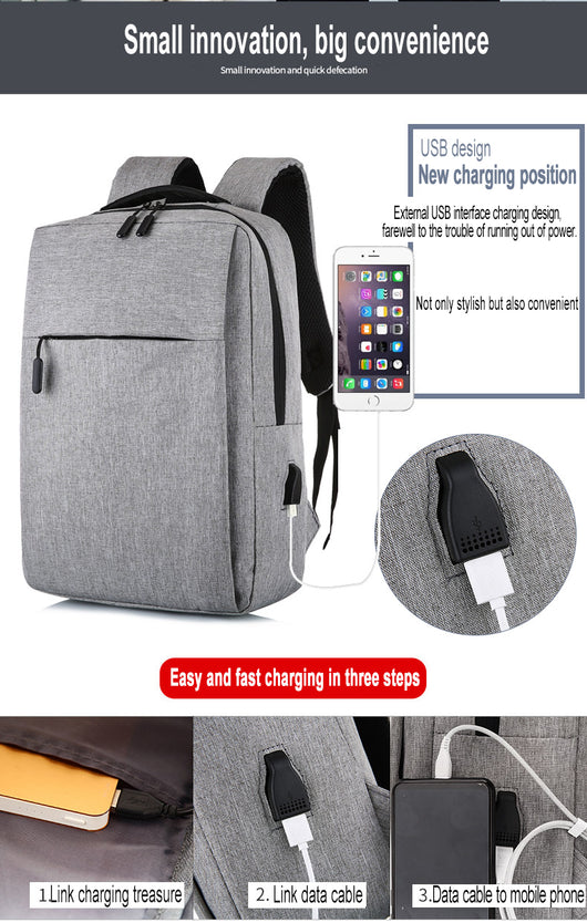 Mochila Antirrobo con Puerto USB para Laptop - Mochila de Viaje Profesional Unisex - Image 14