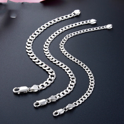 Pulsera de Plata para Hombre Estilo Látigo Trenzado - Image 3
