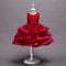Vestido Infantil con Mangas Abullonadas y Bordados Delicados