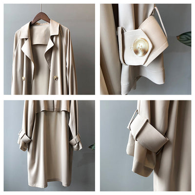 Abrigo Coreano Talla Grande Corte Holgado Elegante - Image 10