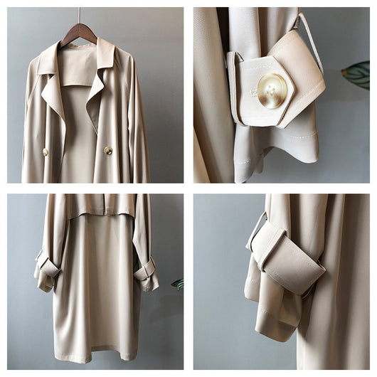 Abrigo Coreano Talla Grande Corte Holgado Elegante - Image 10