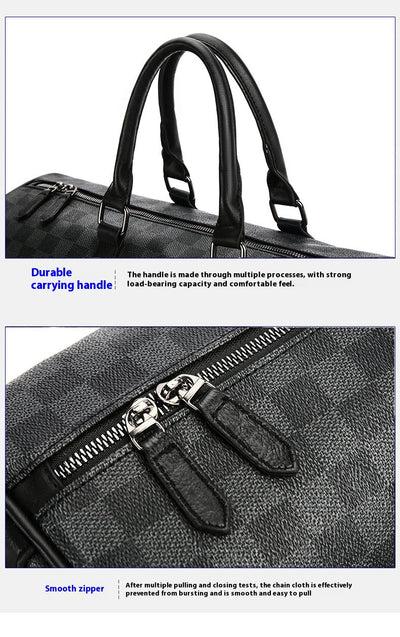 Bolso Bandolera Cuadros Coreano de Gran Capacidad para Viajes - Image 29