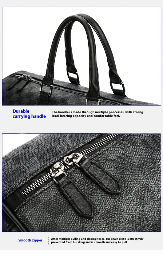 Bolso Bandolera Cuadros Coreano de Gran Capacidad para Viajes - Image 29