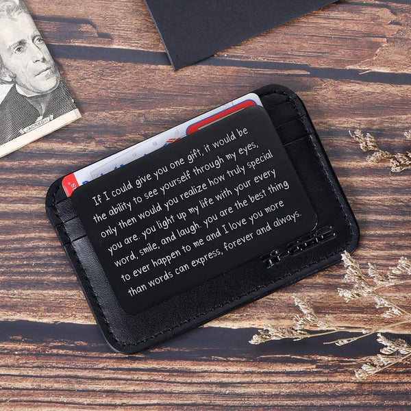 Clip Cartera Acero Inoxidable con Grabado Personalizado