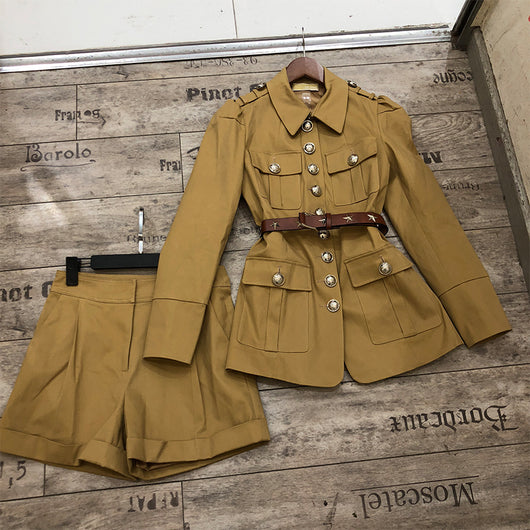 Traje Militar Femenino de Temperamento y Elegancia - Image 5