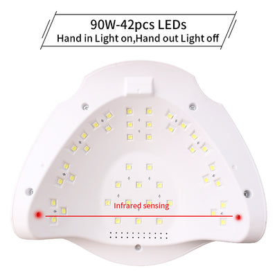 Lámpara LED de Fotopolimerización 90W con 42 Accesorios y Temporizador - Image 5