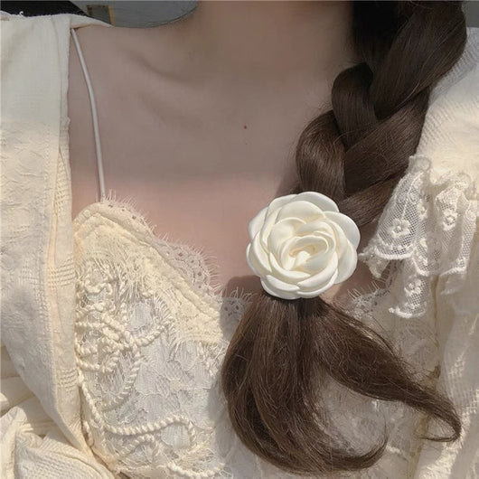 Cinta para Cabello Rosa Vintage con Estilo Óleo Artístico - Image 11