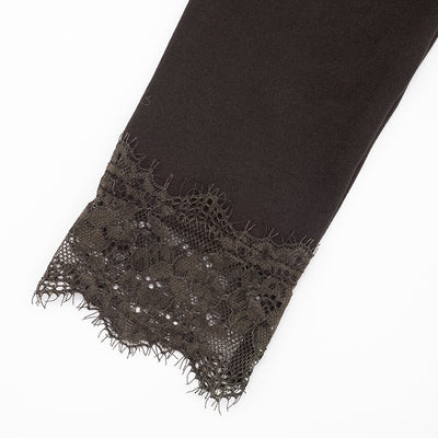 Blusa Elegante de Encaje con Escote en V y Mangas Largas para Otoño e Invierno - Image 26