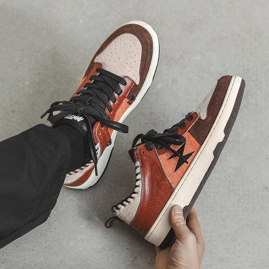 Zapatillas Deportivas Casuales de Gamuza con Parches para Hombre - Invierno - Image 3